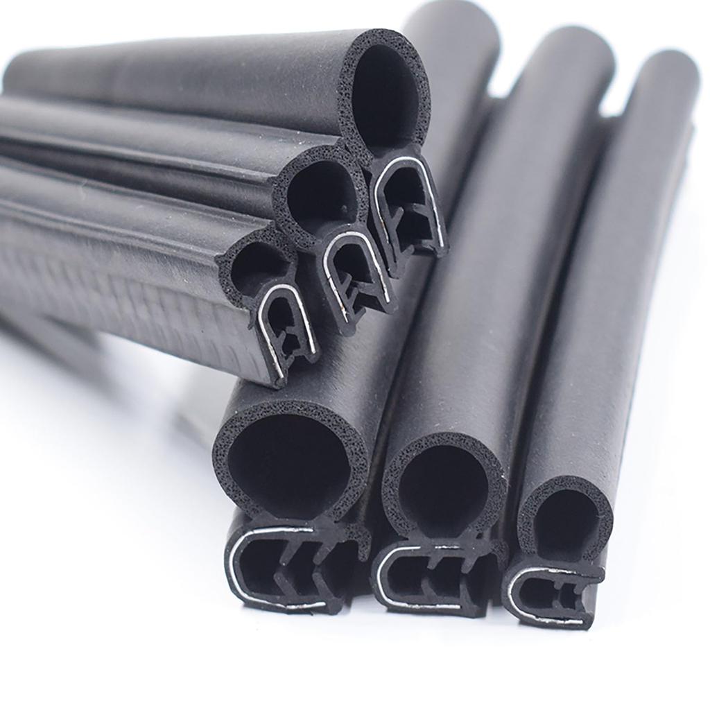 U Channel Edge Trim, Rubber Seal Strip, U Rubber Seal Strip 3.28ft Black Car