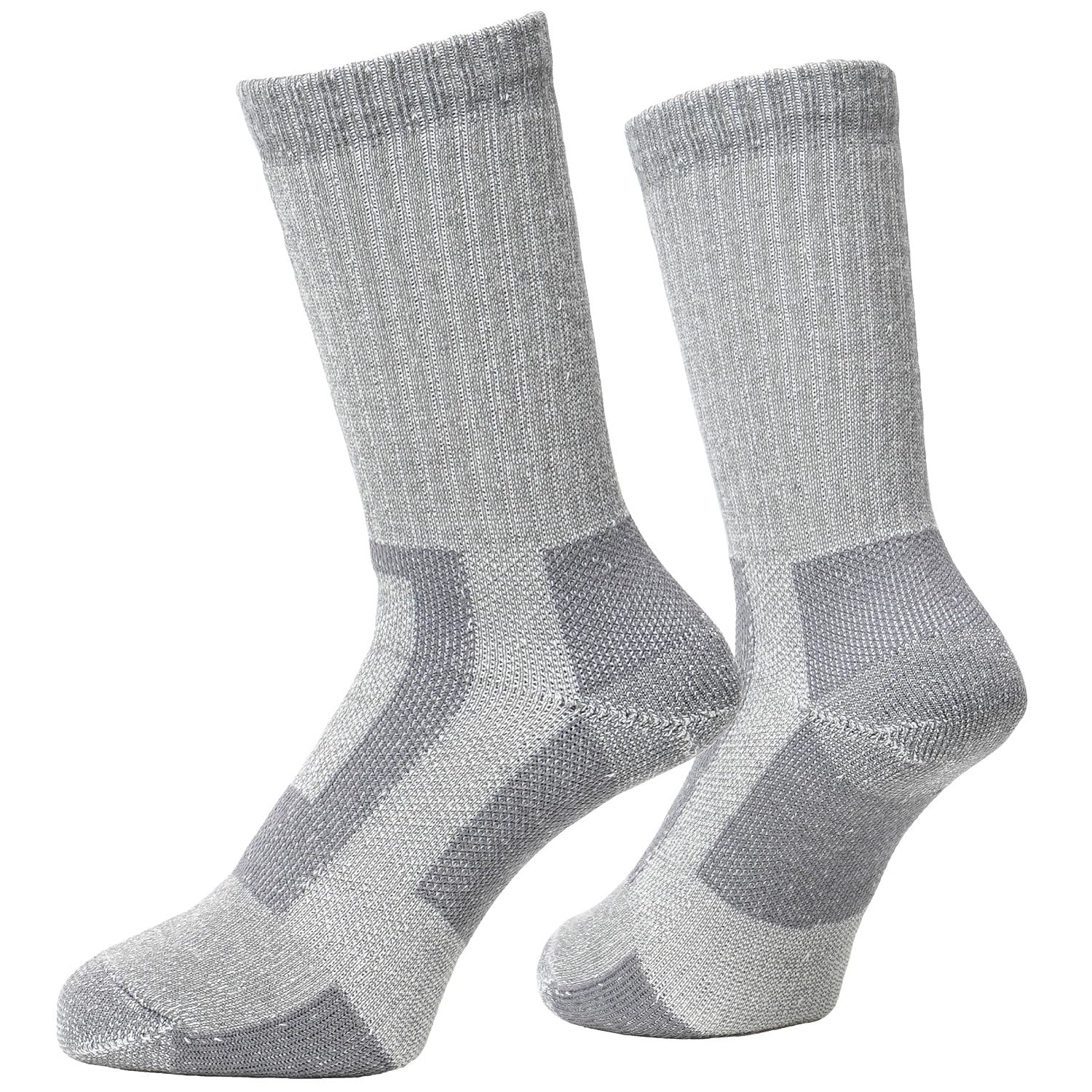 

VAXPOT Merino Wool Trekking Socks for Men and Cold and Sizes Women, Weather, Thick, Antibacterial, Odor-Resistant, VA-8259 GRY, 27-29cm серый