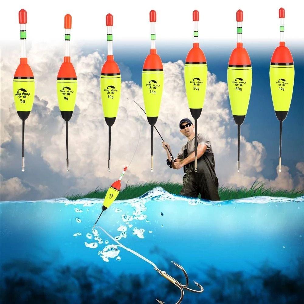 Stick Vertical Night Lighting Fishing Buoyancy Fishing Bobber Luminous Fishing Float Fishing Floats