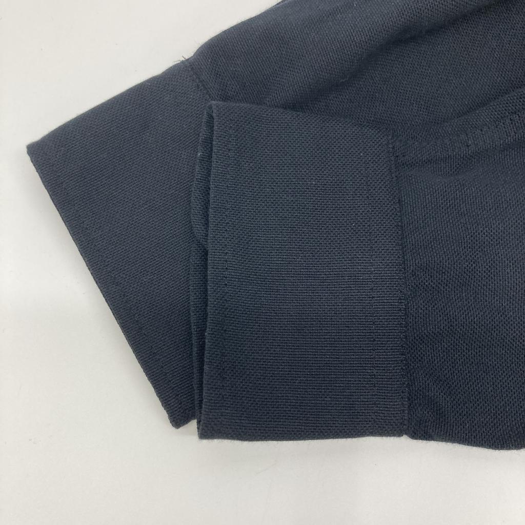 AMI PARIS USH124.418 Black Heart Logo Embroidered Long Sleeve Shirt tops 44 blackUsed