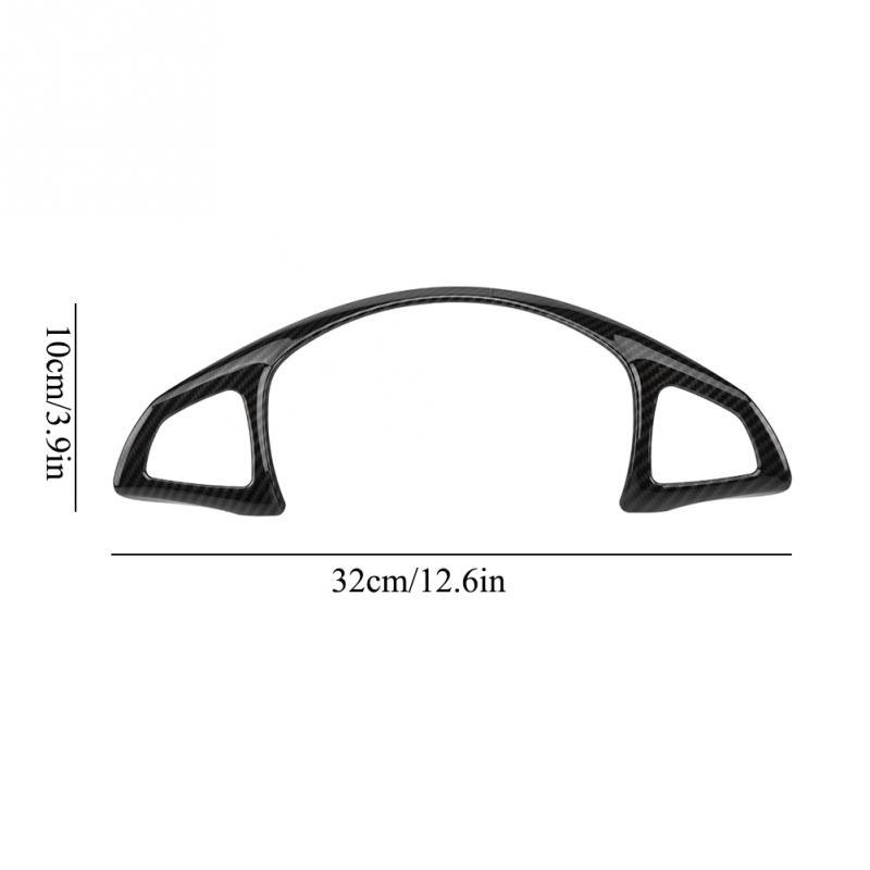 Embellecedor para marco de volante de coche estilo fibra de carbono para Mercedes-Benz CE GLC Clase W205 W213 X253