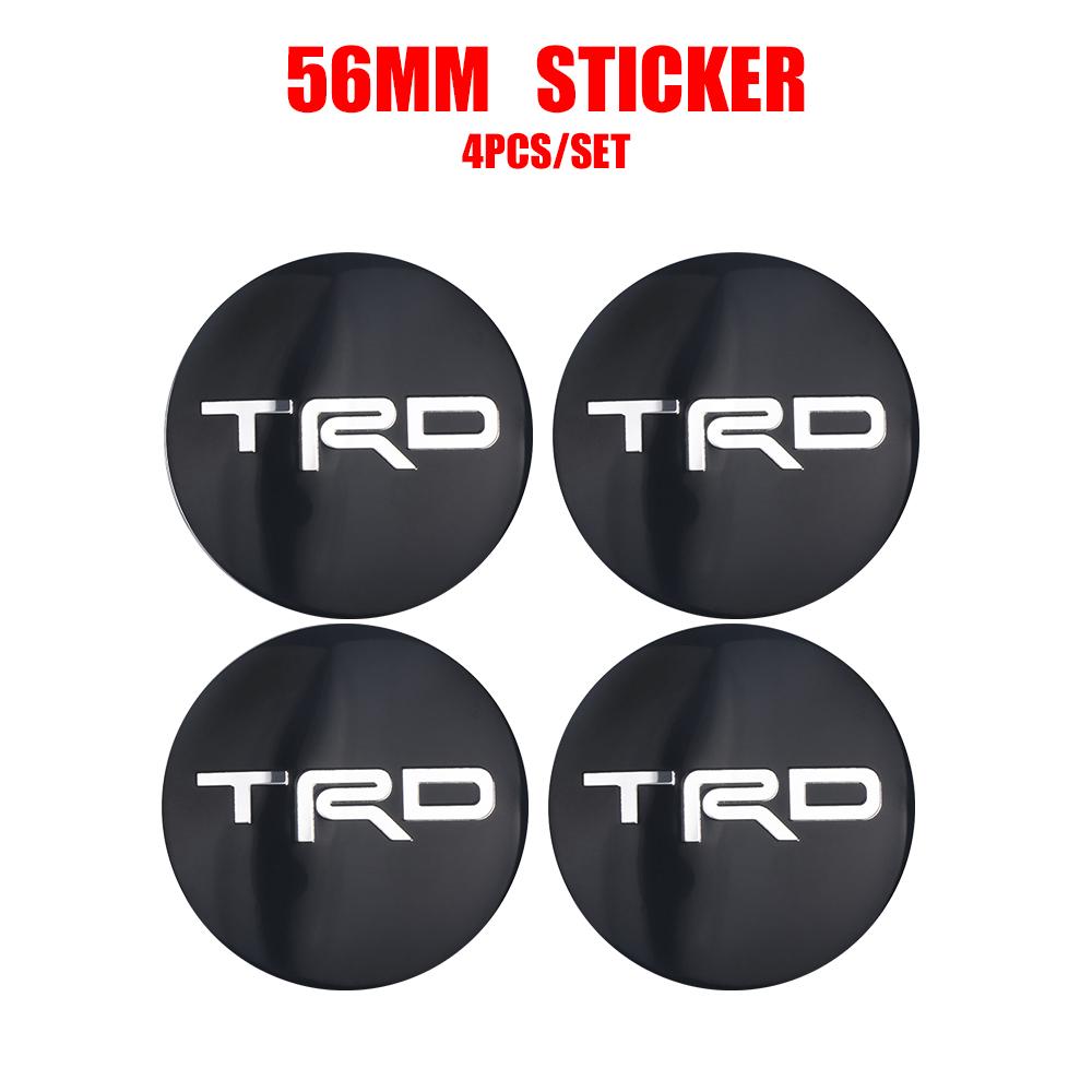 2026 Nuovo Per Toyota 4pz 56/60MM Tappi Centrali Mozzo Ruota Auto Coprimozzo Cerchione Decalcomanie Per Toyota Avalon Mirai Avensis Prado Hilux VVT-I 4W