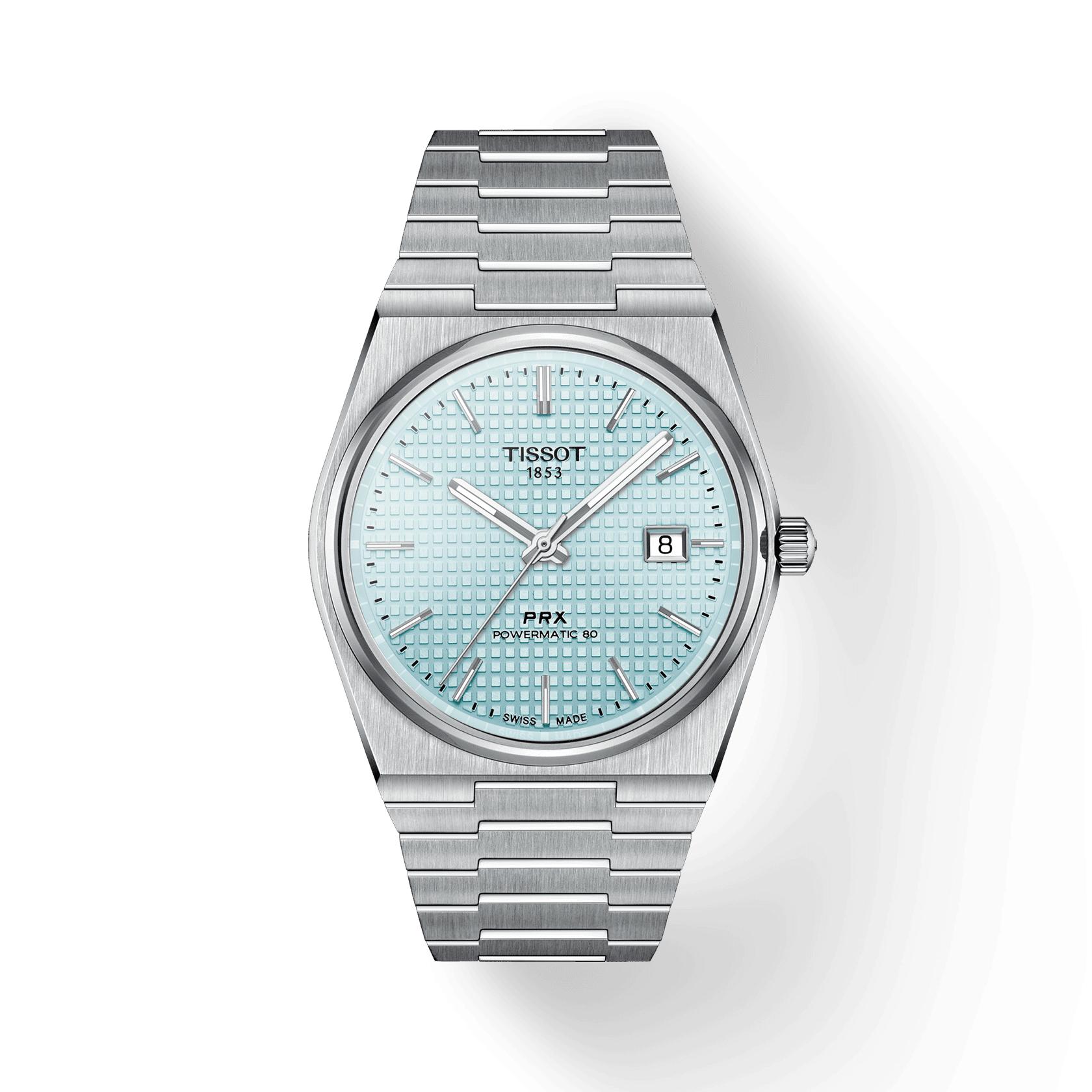 Tissot Edelstahl Eisblaues Zifferblatt Herren Modeuhr T137.407.11.351.00 blau