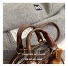 Children's Korean Color Block Mini Crossbody Bag with Earphone and Coin Pouch 2025 Winter Collection