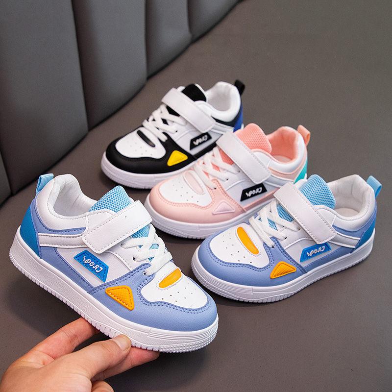 Children Soft Bottom Casual Running Sneakers Boys Girls Breathable Antislip Sport Shoes Kids Wearresistant Sneakers Size