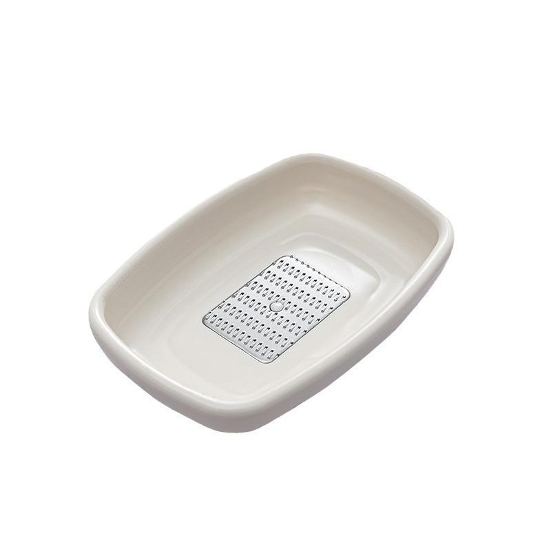 Kitchen Multi-Functional Garlic & Ginger Mincer - Manual Press & Grater Garlic Mincer