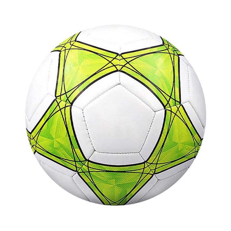 Size 5 PVC/PU Machine-Sewn Football for Adults and Students - Ideal for Competition and Training