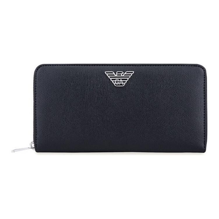 

Emporio Armani Long Eagle Logo Leather Business Simple Polyester Wallet Men wallet Black Y4R169-YLA0E-81072 Gift Box Set (Bag+Box)