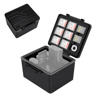 JJC Camera Case for Memory Micro Type and Type B Compatible with Canon Nikon Sony Fujifilm and Includes Battery Storage High-Capacity Cards, SD, SDHC,