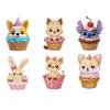 6 Stück Acryl Cupcake Tiere Kühlschrankaufkleber Diamond Art Magnete Aufkleber Diamond Painting Kühlschrankmagnet für Kühlschrank Whiteboards