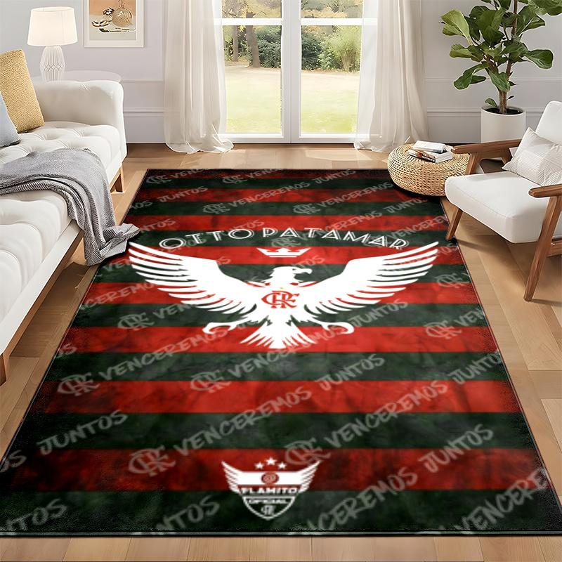 CR Flamengo Carpet Door Mat for Living Room or Bedroom Protective Mat Under Chair Office Decoration Christmas Gift Birthday Present