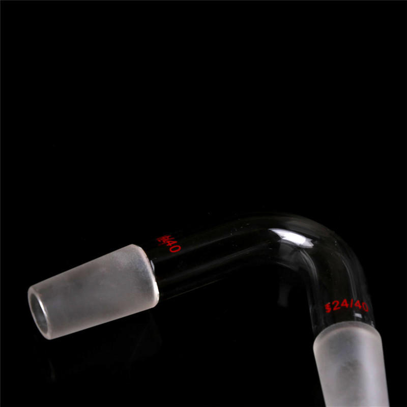 24/40 Both Glass Groud Joints Distilling Distillation Adapters 75 Degree Bent