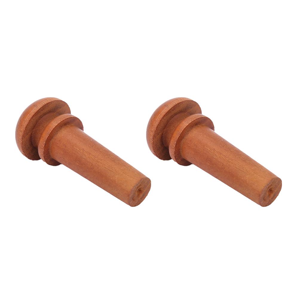2 Stücke Hochwertige Jujube Holz Violine Schwanz Endpin Musikinstrument Zubehör(Typ B.)