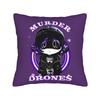 Murder Drones  Square Pillow Cases Uzi Doorman Cushion Covers Fashion Zippered Decor Pillowcover for Sofa 40x40cm