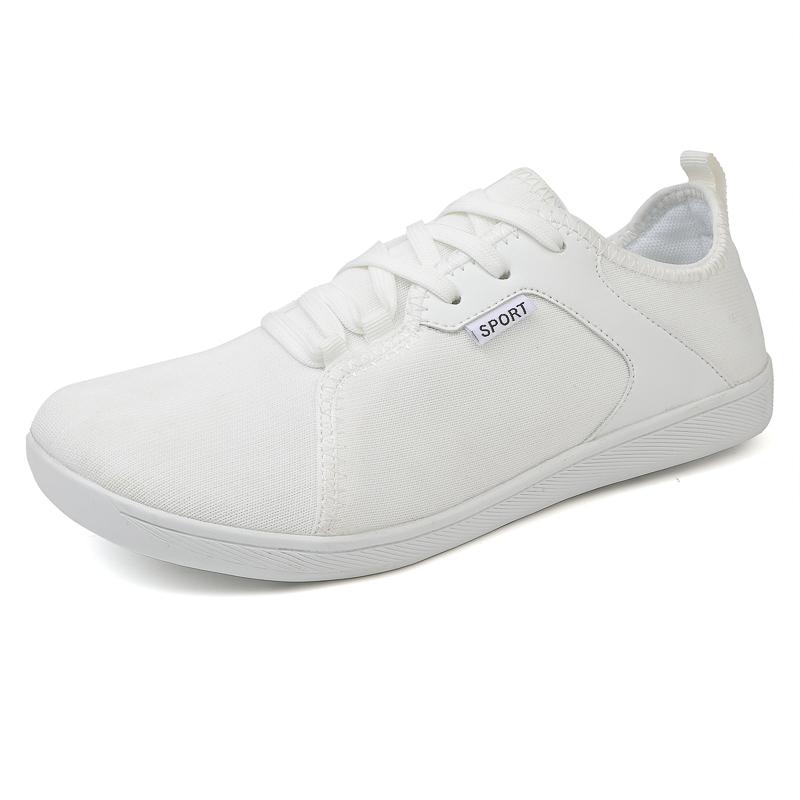 Barefoot Shoes Adult Cross-Trainer Wide Toe Box Men's Wide Minimalist Zero Drop Sole Casual Knitting Walking Sneakers Large Size