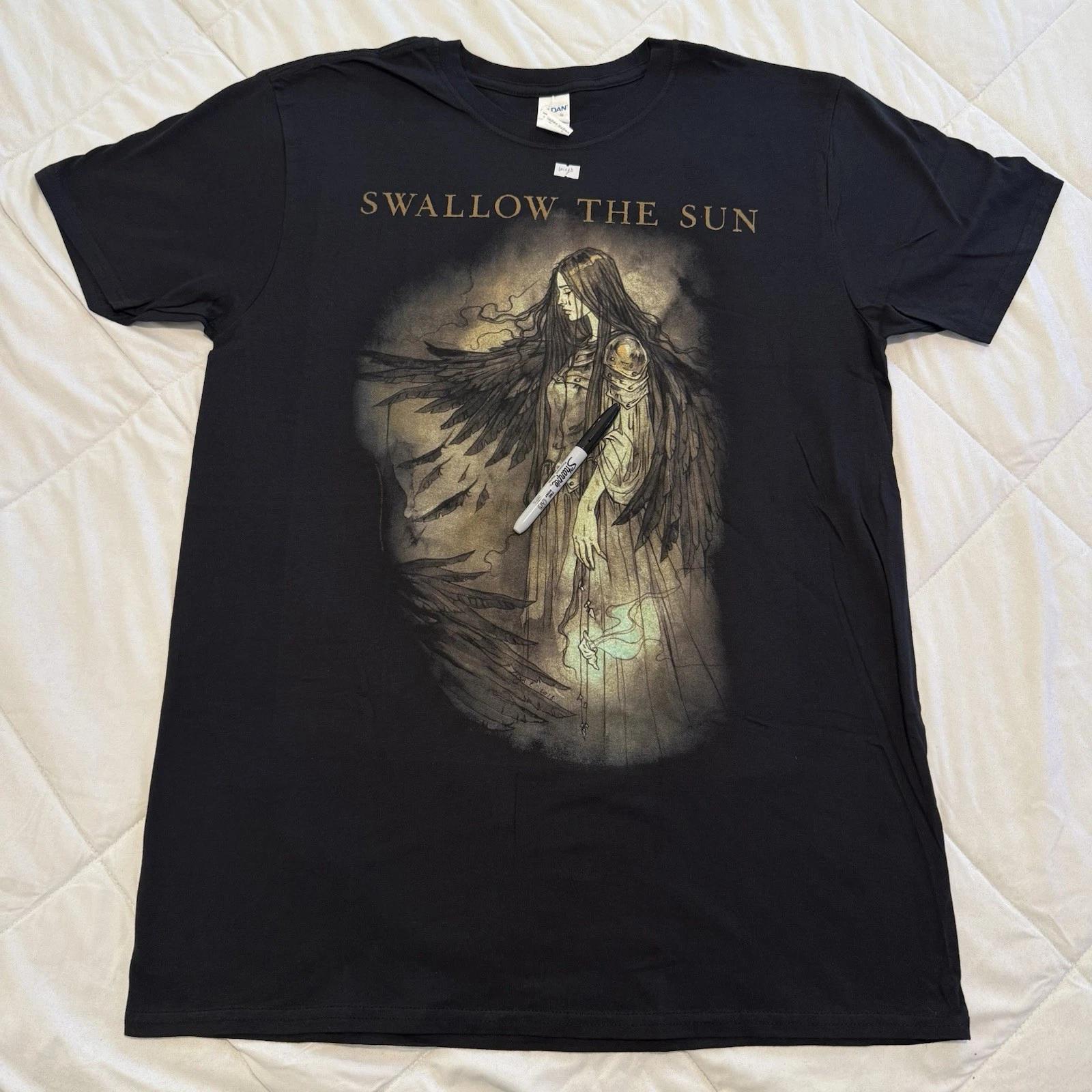 SWALLOW THE SUN Wings Shirt XL, Saturnus, Katatonia, Alcest M