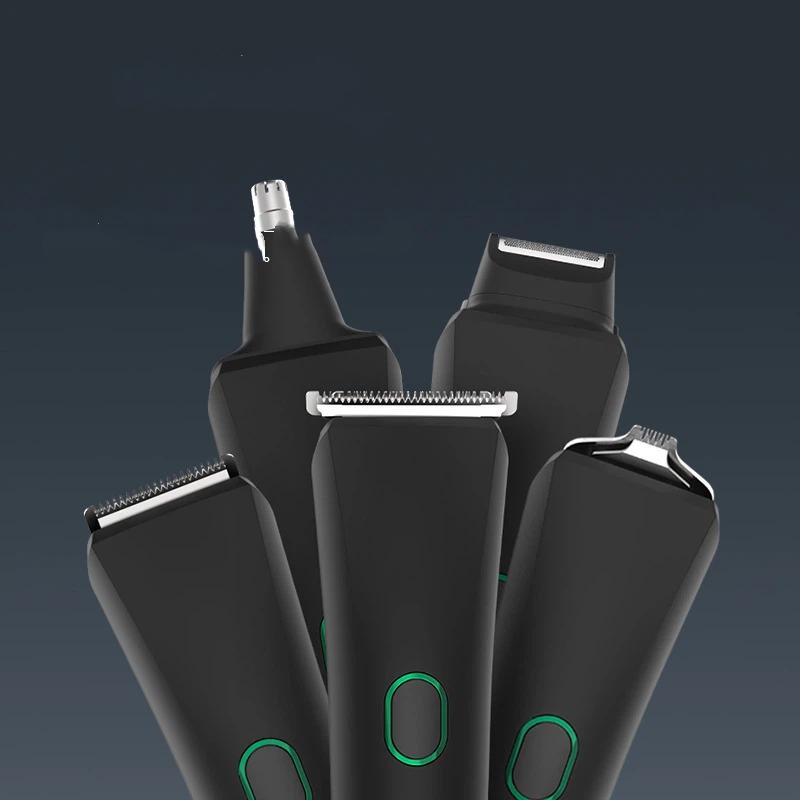 New multifunctional hair clipper 5 in 1 multifunctional electric clipper set men s shaver nose hair trimmer electric clipper