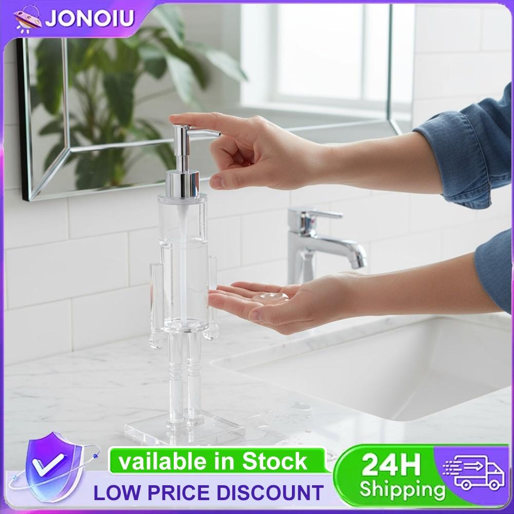 Christmas Lotion Container Clear Dish Soap Dispenser Xmas Decorative Liquid Soap Dispenser for Holiday Bathroom & Kitchen Decor