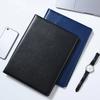 1Pc  A4 PU Leather Business Organizer Case Vintage Binder  Manager Document Pads Office File Folder
