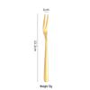 ZISIZ 304 Stainless Steel Iridescent Fruit Forks (4-Pack)
