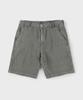 PANICALE Grey Unisex Linen Bermuda Shorts