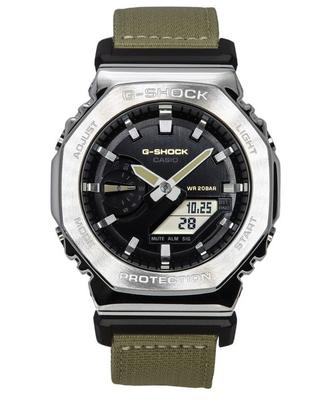 G-Shock Utility Metal Collection Analog Digital Cloth Strap Black Dial Quartz GM-2100C-5A 200M Men's Watch