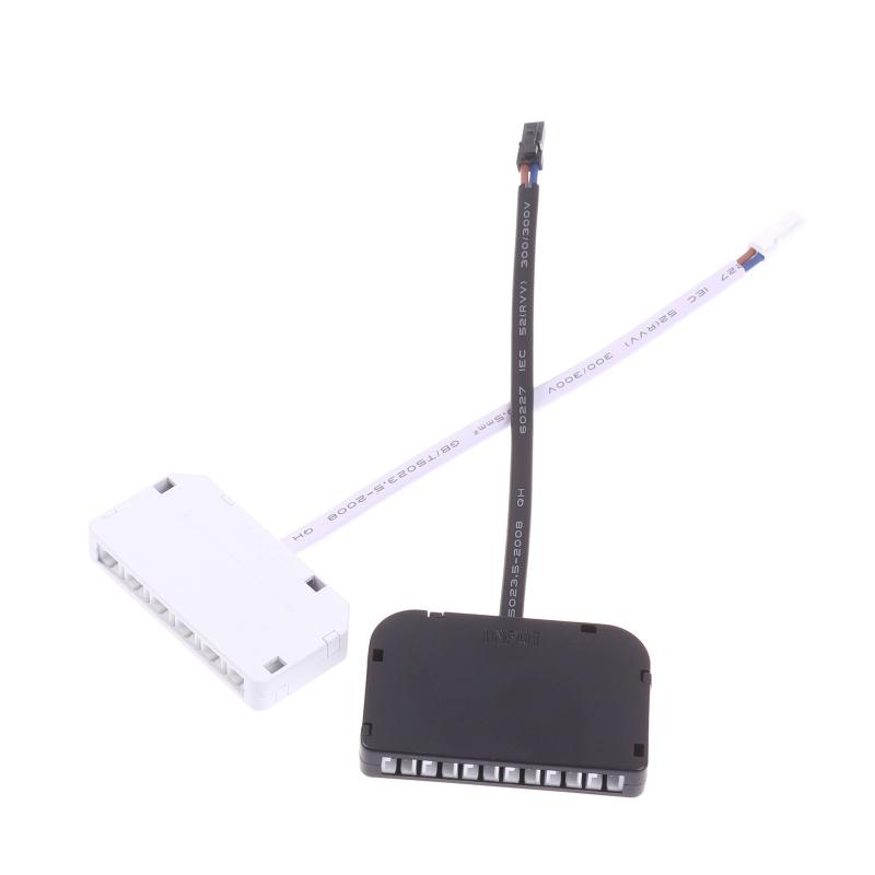 1Pc LED Strip Light Power Junction Box - 6/10 Port Quick Connector, Male Plug Hub Splitter Cable Terminal Tool Supplies
