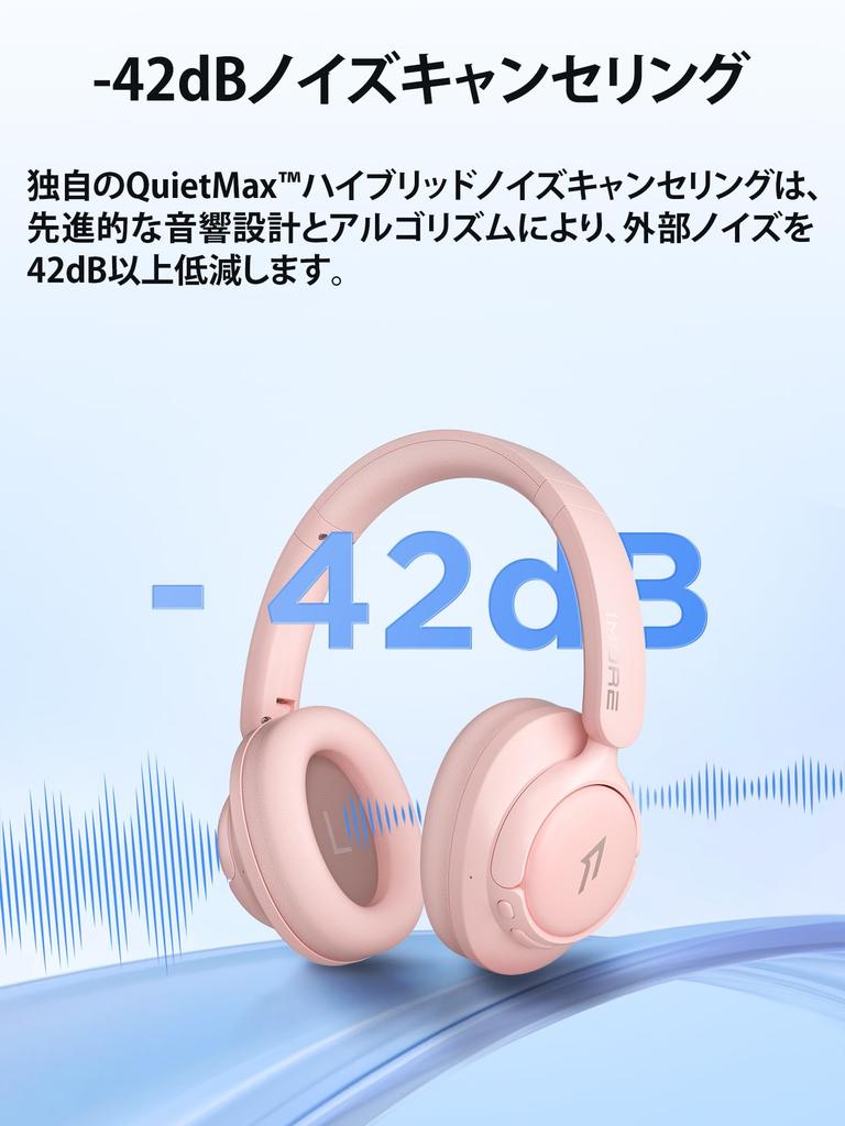 1MORE SonoFlow SE HQ31 Wireless Audio LDAC 40mm Up to 90 Hours Music Noise Ambient Sound Gaming Dedicated App Compatible Headphones Hi-Res