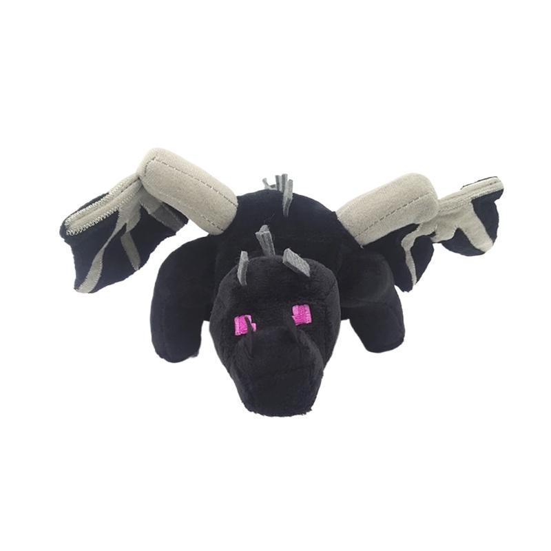 Ender Dragon Plush Toys Black Enderdragon Doll Plush Soft Stuffed Animals Toys Gifts for Children Kids 30cm