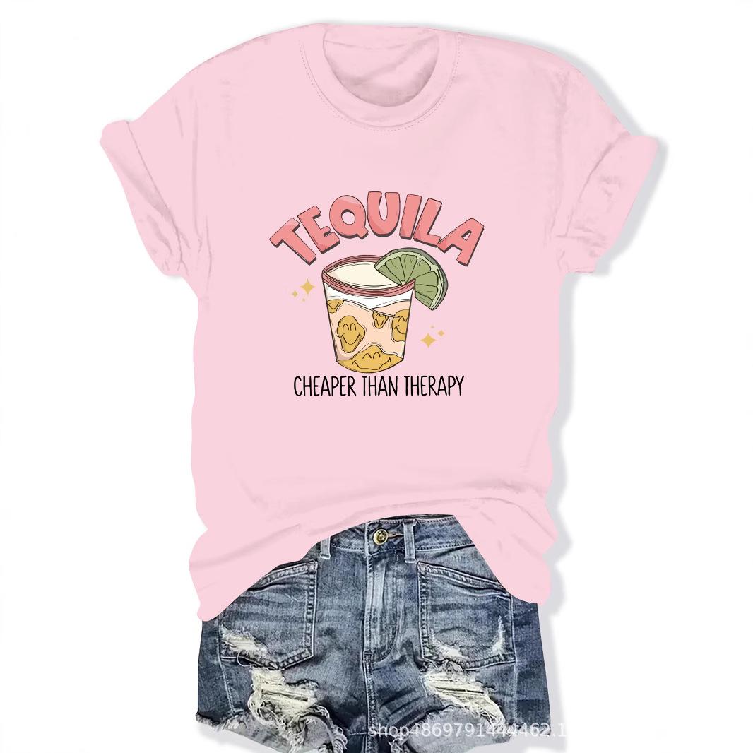 

Women s Cross-Border Round Neck Fashion T-Shirt XL