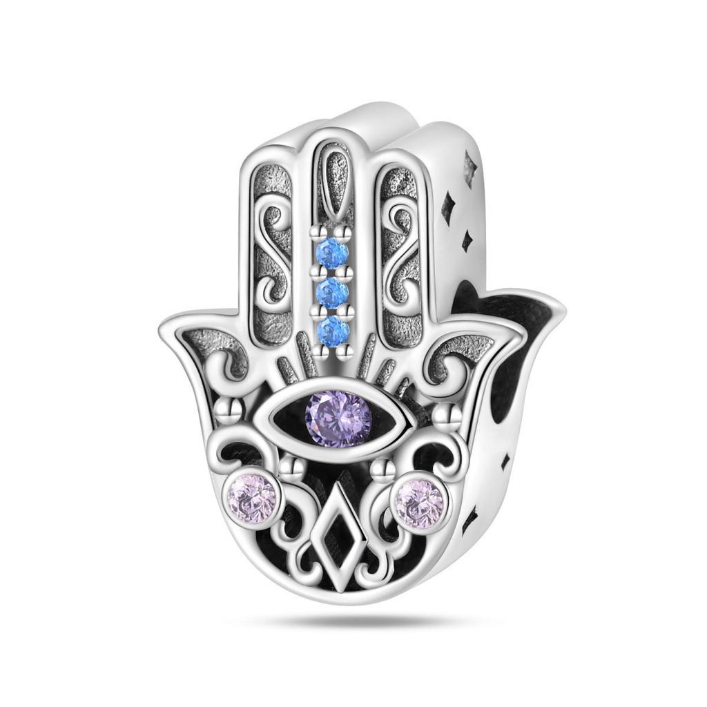 S925 Silber Romantisch Klassischer Stil Rosa Engel Anhänger DIY Armband Schmuckzubehör