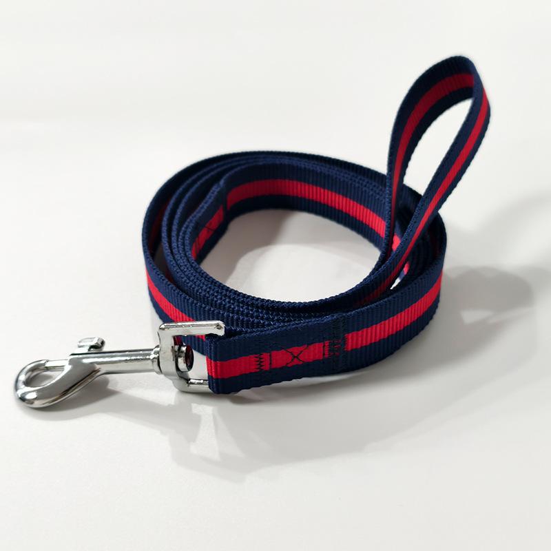 Pet polyester leash network yarn dog leash Golden Retriever Labrador medium and large dog out walking dog leash