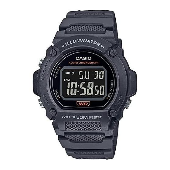 [Casio] CASIO Standard Digital Watch W-219H-8BV Men s Cheap Casio Chipkashi Dark Gray Overseas Model [Parallel Import]