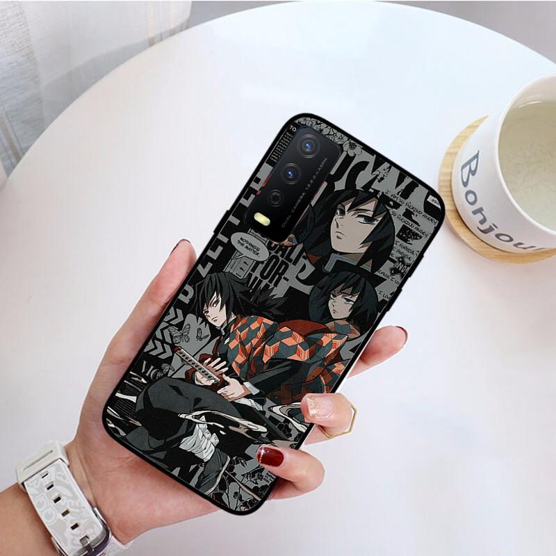 Kimetsu No Yaiba Demon Slayer Anime Phone Case for VIVO Y31 Y21 Y70 Y21S Y20 Y72 1907 Y12 Y11S Y53S Y33S Y55 Y76 Y51 Y15S Y01