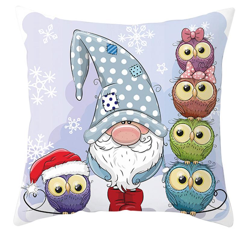 Faceless Santa Pillowcase Christmas Decoration Home  Gift Noel Navidad Happy New Year 2022 Cushion Cover