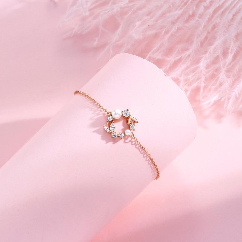 

Оригинальный браслет-гирлянда из жемчуга для женщин, нишевый, изысканный и высококлассный, чувственный, в стиле Мори, украшение для женщин