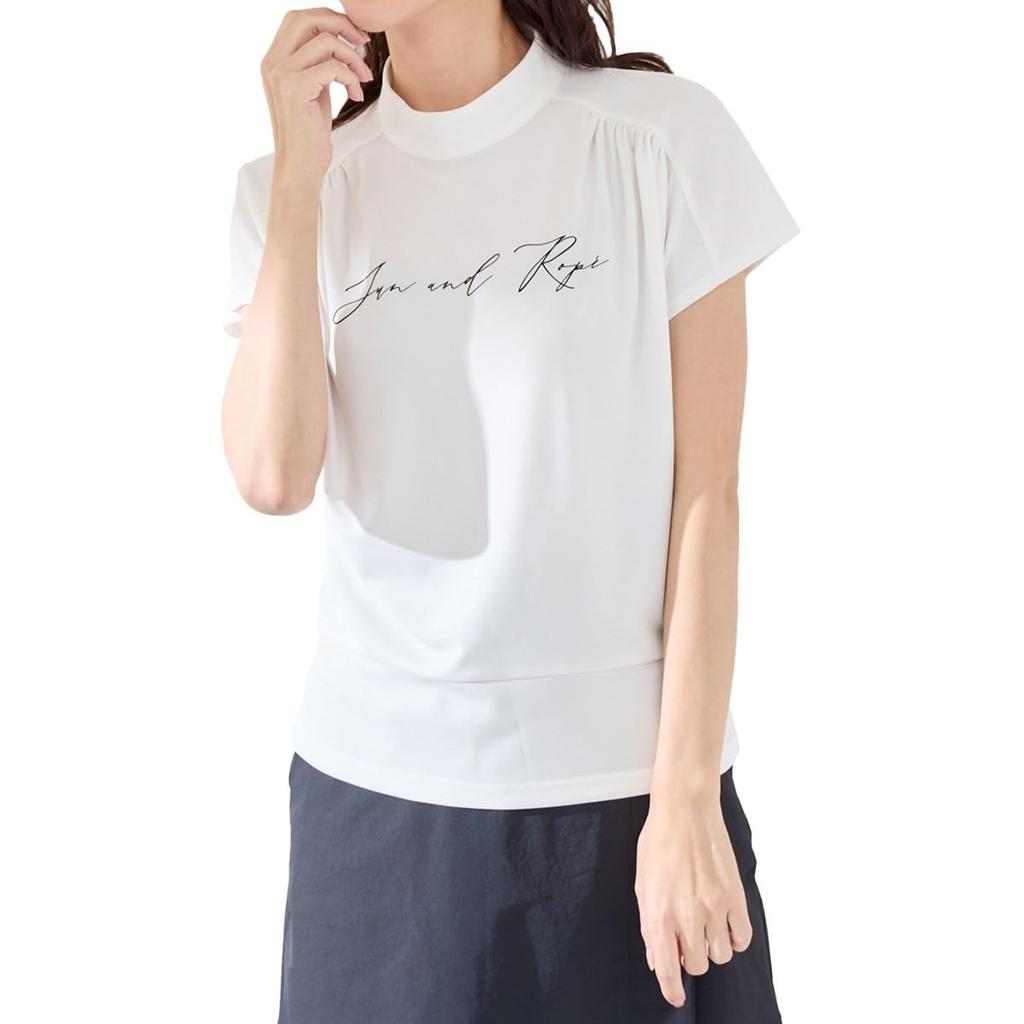 Jun Rope UV Cool To the Strong Twist Smooth Gathered White Maine & Women's Pullover, Protection, Touch, Pullover, (10)