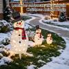 Lighted Snowman Penguin Outdoor Christmas Yard Decorations Animal Stakes