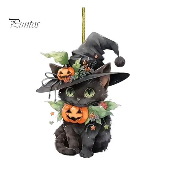 

Автомобильное подвесное зеркало заднего вида, подвесное украшение со шнурком, легко повесить, авто зеркало заднего вида в форме кошки, орнамент, подвеска в виде животного 1