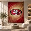 Decorative Tapestry,San Francisco 49ers Printed Wall Art, Lightweight Wall Hanging For Bedroom Background