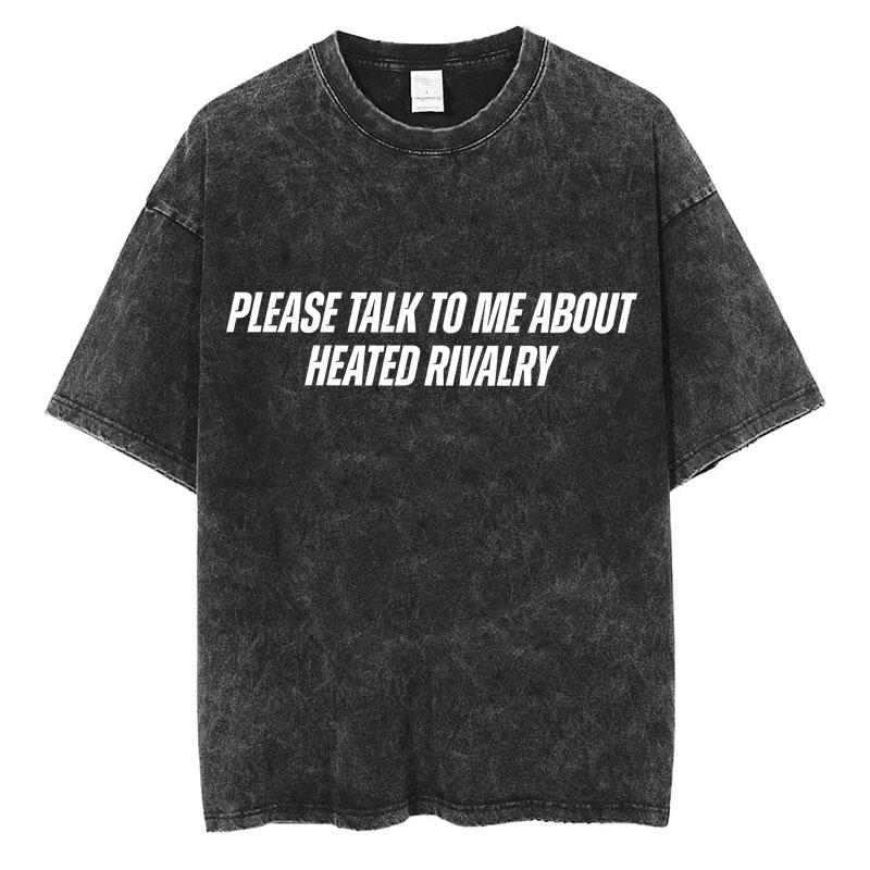 Washed Heated Rivalry Hollander Ilya Graphic T Shirt Men Women Fashion Vintage Yk T Shirt Cotton Oversized Casual T Shirts