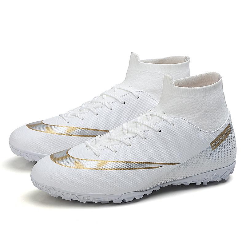 Training Shoes Men's Game 47 Student Football Shoes Broken Nails Large Size Sports High Top Shoes Spikes Teen