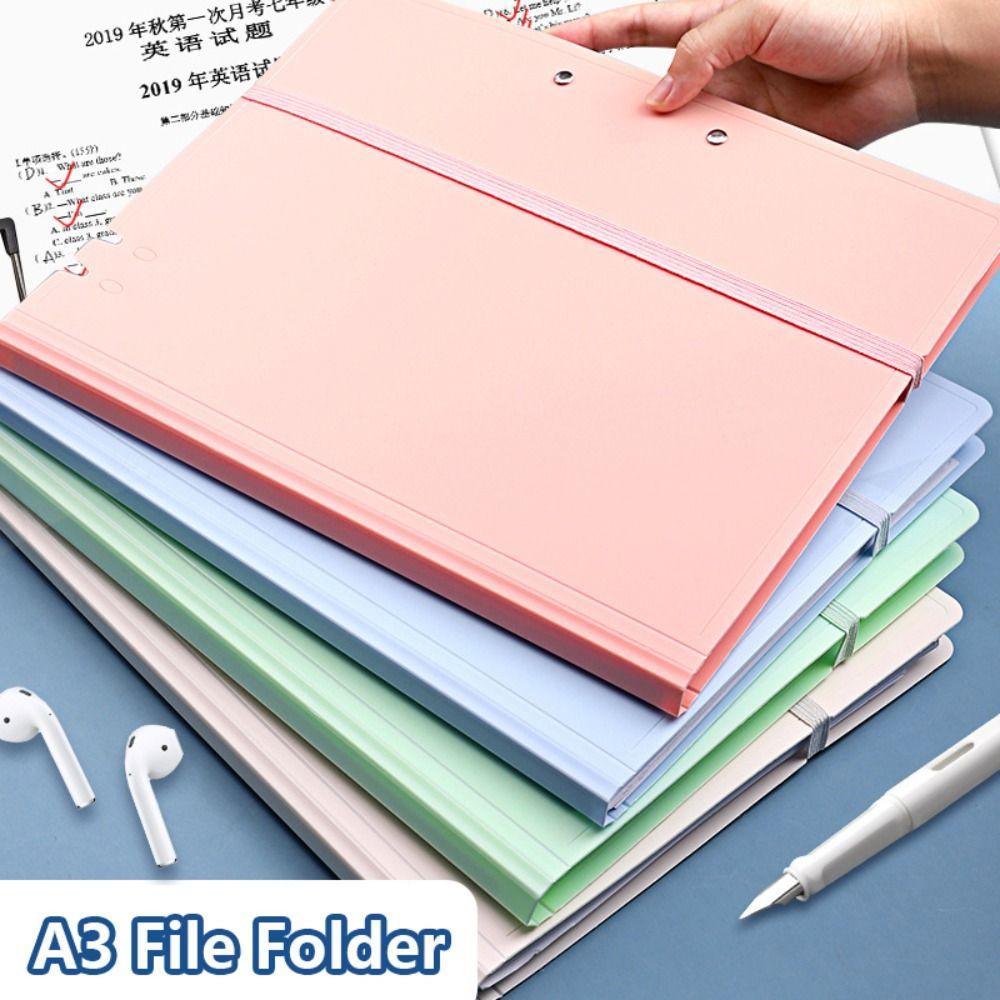 

Strap Design Exam Paper Storage Clip Multifunction Writing Pad High Quality Clipboard Students синій