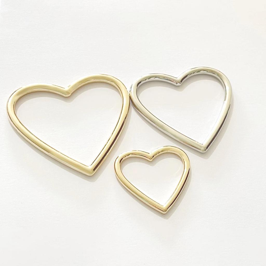 Alloy Heart-Shaped Belt Buckle for Women