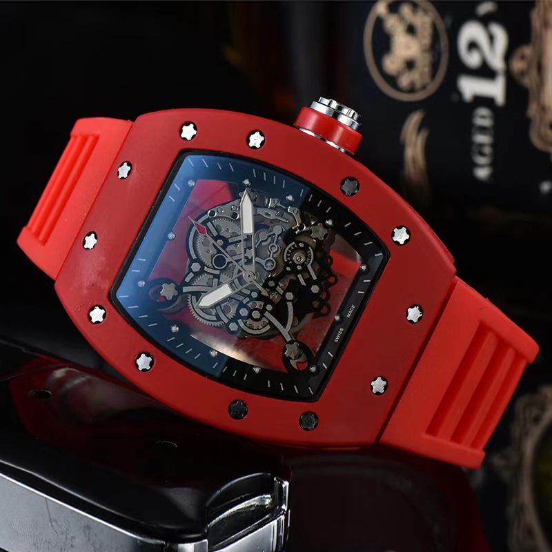 Stylish Unisex Modern Quartz Watches with Transparent Back, Perfect for Business and Leisure.