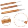 Carbonized Bamboo- Handle Crochet Reggae Dirty Debate Hair Extension Crochet Double-headed Three-headed Dirty Braid Hook Wig Crochet Hair Piercer