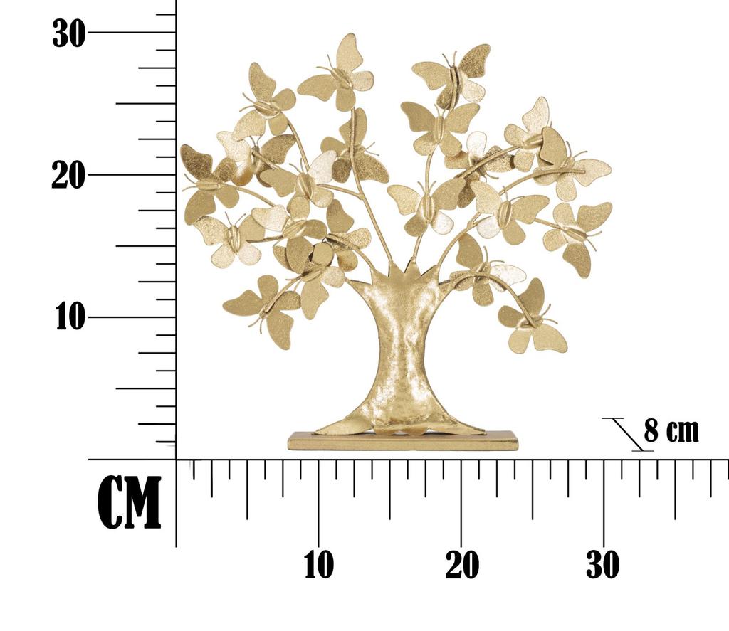 Sculptur Tree  Glam With Butterfly Cm 31X8X30