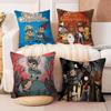 O-Over The Garden Pillowcase Toon Gift Cushion Cover Bedroom Home Sofa Chair Seat Decor Pillow Case
