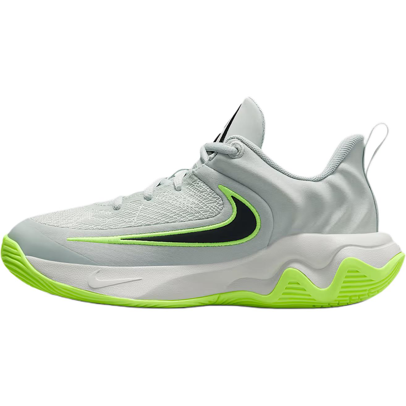 Nike Giannis Immortality 4 GS Light Silver Volt Black IH7664-002 37.5