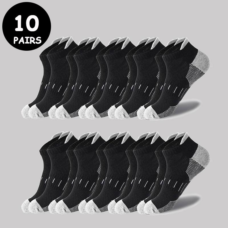 5/10 Pairs/Lot Men's Sport Socks Breathable Outdoor Running buffer Basketball Socks Cotton Training Short Tube Socks For Men